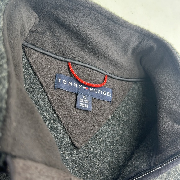 Tommy Hilfiger | Zip-up Fleece Jacket | Great condition | Size:XL | ✋Pre-owned✋ - Picture 4 of 5